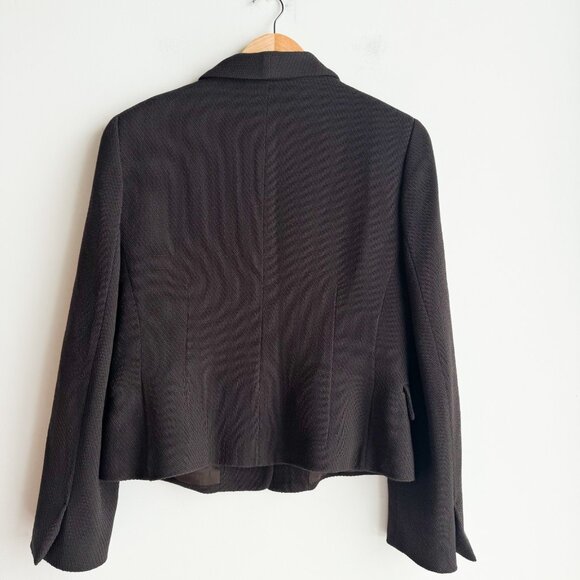 Marlowe Brown Knit Pant Suit 46 - Picture 2 of 8